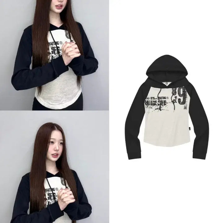 [BUNJANG] LMR Jang Wonyoung Cropped Hoodie / LMR 장원영 손민수 후드티