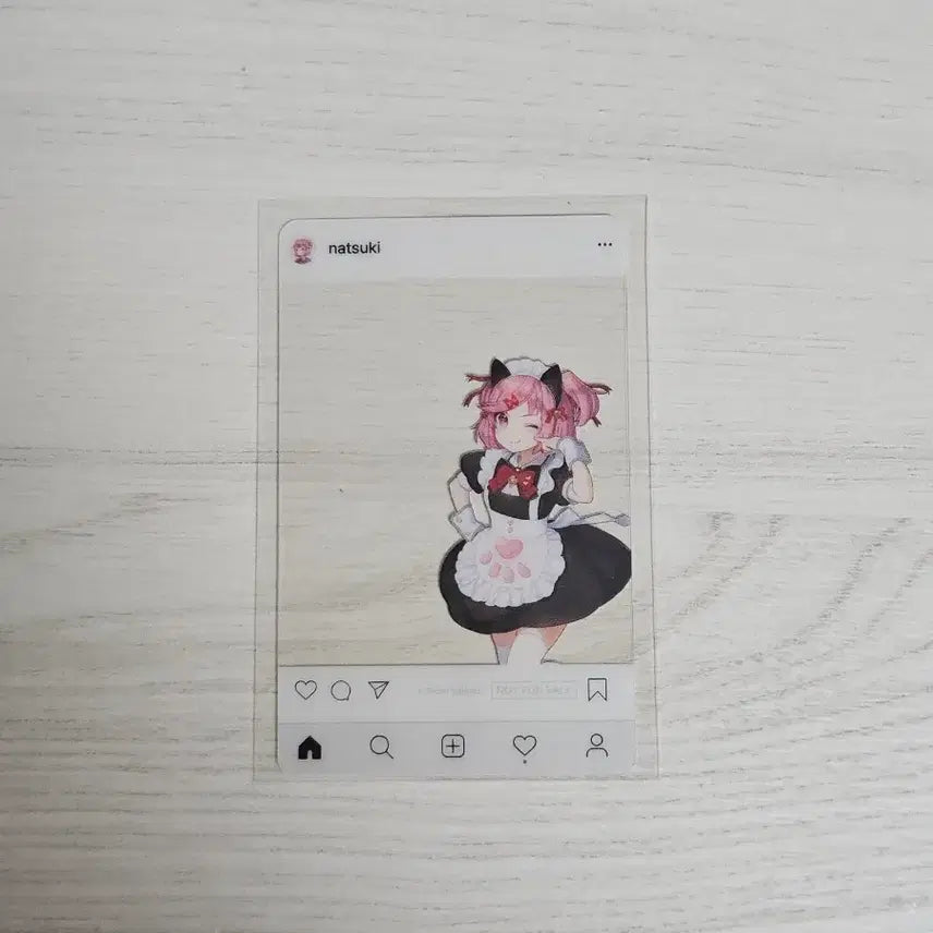 [BUNJANG] Doki Doki Literature Club! Natsuki Limited Edition Pop-up POB Photocard / 두근두근 문예부! 나츠키 한정판 팝업 구매 특전 포카 카드