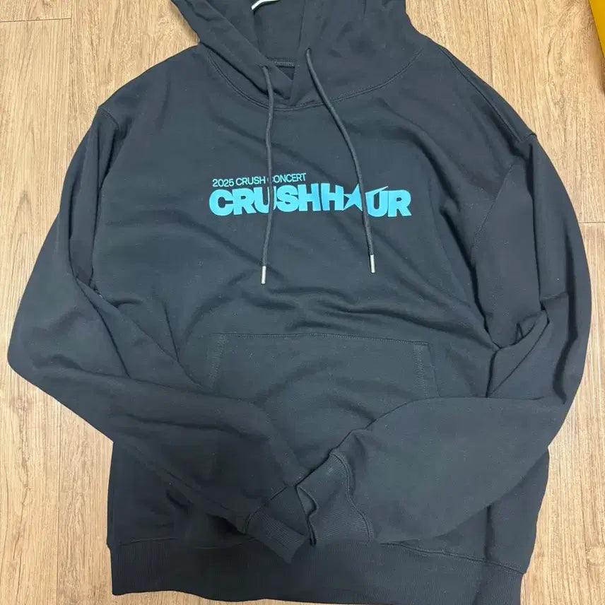 [BUNJANG] Crush 2025 Concert MD Hoodie Black / 크러쉬 2025 콘서트 MD 후드티 블랙