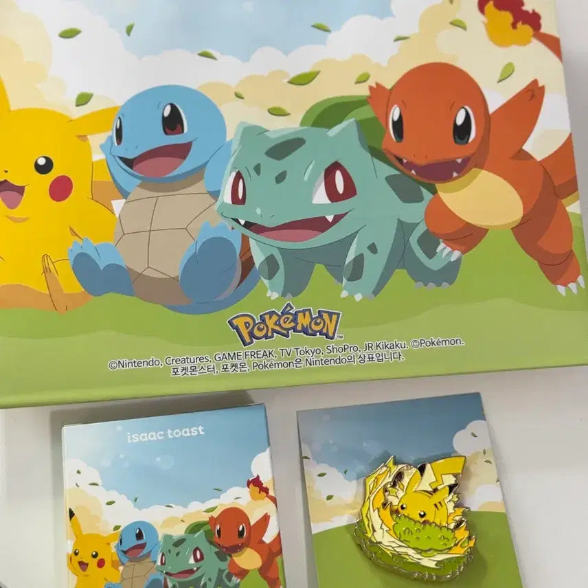 [BUNJANG] Isak Toast x Pokémon Pikachu Metal Badge / 이삭토스트 포켓몬스터 메탈뱃지 피카츄