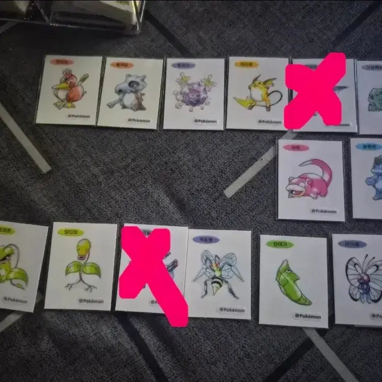 [BUNJANG] Assorted Character Stickers (Atom, Crayon Shin-chan, Detective Conan, One Piece, Cookie Run, Digimon, Oshi no Ko, Dragon Ball, Pokemon, etc.) / 띠부띠부씰 아톰 짱구 코난 원피스 쿠키런 디지몬 최애의아이 아트웍