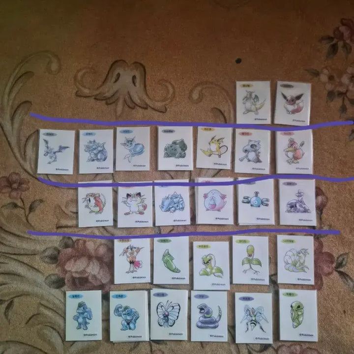 [BUNJANG] Assorted Character Stickers (Atom, Crayon Shin-chan, Detective Conan, One Piece, Cookie Run, Digimon, Oshi no Ko, Dragon Ball, Pokemon, etc.) / 띠부띠부씰 아톰 짱구 코난 원피스 쿠키런 디지몬 최애의아이 아트웍