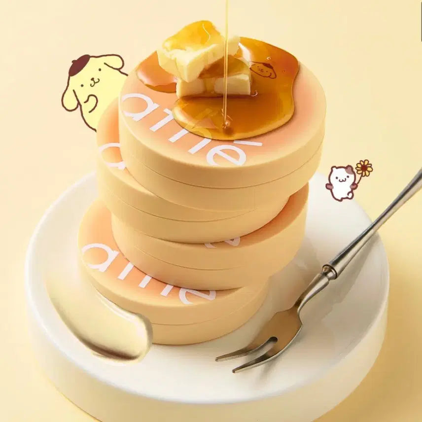 [BUNJANG] ATHE Pompompurin Pancake Tone-up Sun Cushion (Sealed) - Main Product + Charm + Puff / (미개봉) 아떼 폼폼푸린 팬케이크 톤업 선쿠션 본품+파츠+퍼프