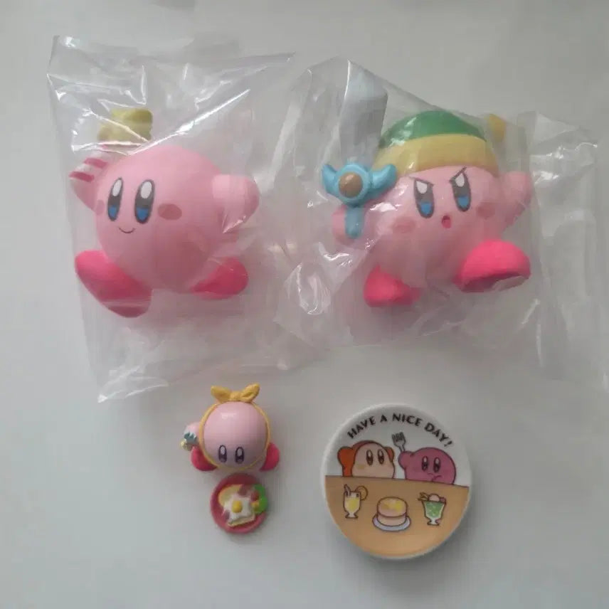 [BUNJANG] Kirby Friends Star Rod, Sword Happy Morning Mascot, Mini Plate Gacha Bundle Set / 별의 커비 피규어 가챠 일괄