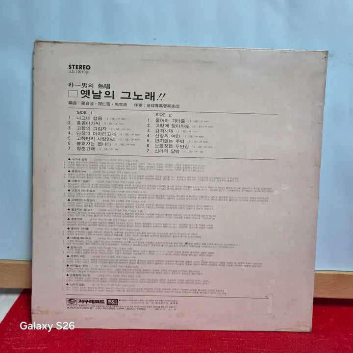 [BUNJANG] Park Il Nam "Yeolchang" Old Songs LP / 박일남 열창 옛날의 노래 LP  5136