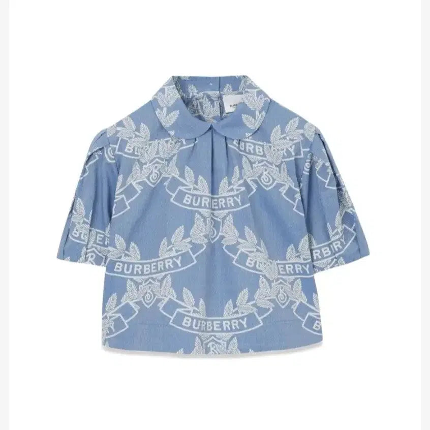 [BUNJANG] Burberry Kids Logo Cotton Blouse (12Y) / 50만원새옷.정품.신형) 12y 버버리키즈 로고 면 코튼 블라우스