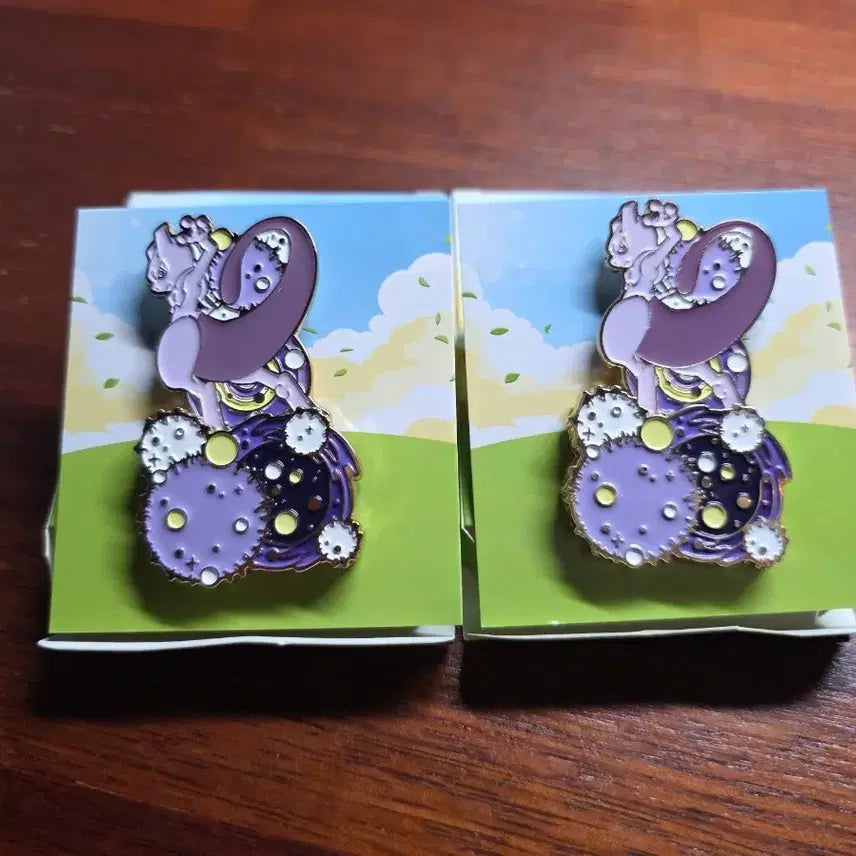 [BUNJANG] Pokemon Mewtwo Metal Badge / 이삭 포켓몬 랜덤 메탈 뱃지_뮤츠