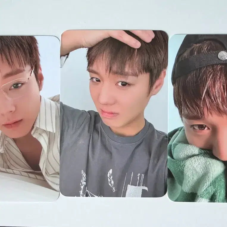 [BUNJANG] Park Jihoon RE:FLECT Soundwave 1st Gen Lucky Draw Set / 박지훈 사운드웨이브1차 미공포 3장 세트 포카