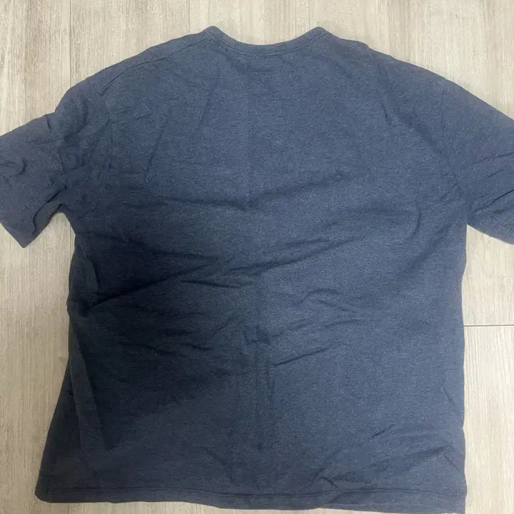 [BUNJANG] Covernat Fine Cotton Pocket T-Shirt Melange Navy / 포터리 파인 코튼 포켓 티셔츠 5사이즈 멜란지네이비