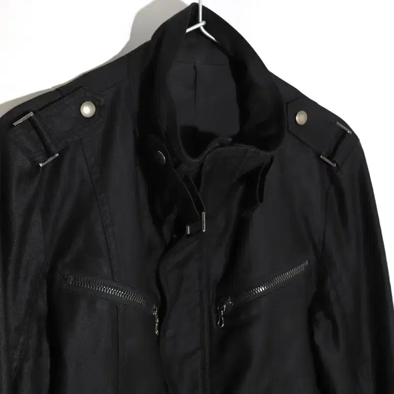 [BUNJANG] Shellac Multi-zip High-neck Jacket / [46] 셸락 멀티집 하이넥 재킷