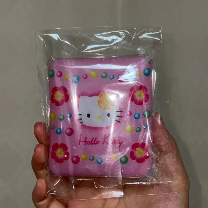 [BUNJANG] Hello Kitty KAO HANA Transparent Pink Card Holder / 헬로키티 카오하나 투명 핑크 카드 지갑