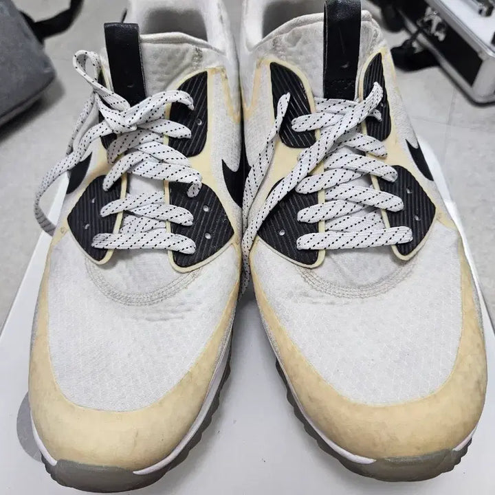 [BUNJANG] Nike Air Max 90 Golf Shoes White/Beige Size 280 / 최저가!!!나이키 에어맥스 90 골프화 화이트/베이지 280