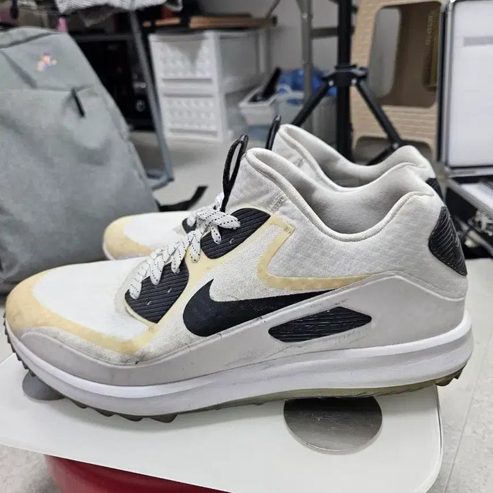 [BUNJANG] Nike Air Max 90 Golf Shoes White/Beige Size 280 / 최저가!!!나이키 에어맥스 90 골프화 화이트/베이지 280