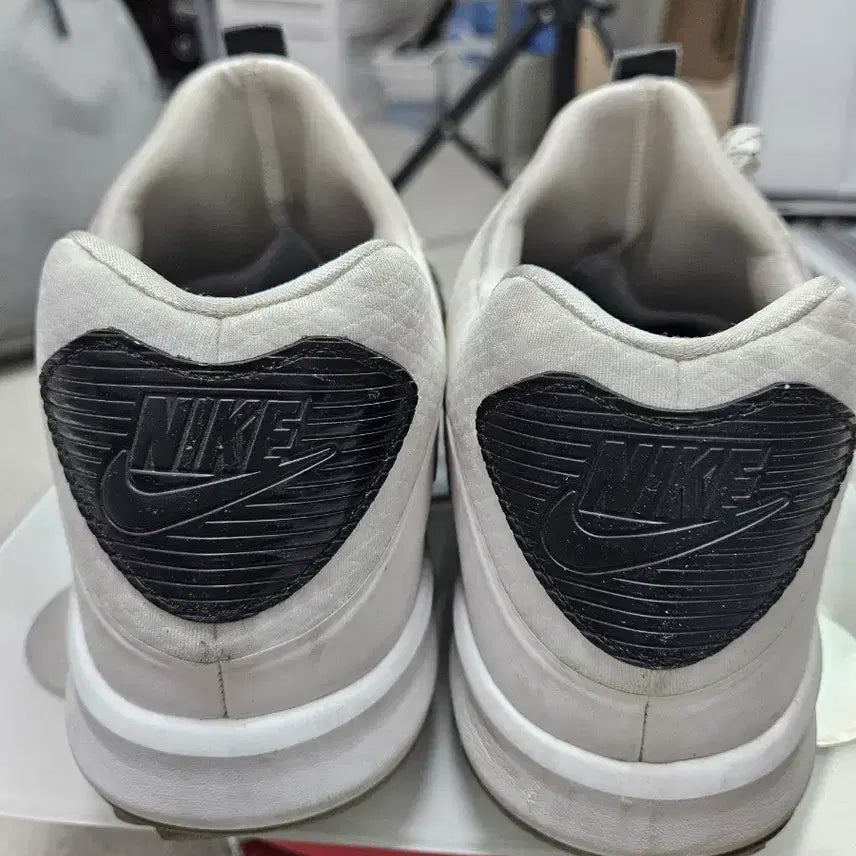 [BUNJANG] Nike Air Max 90 Golf Shoes White/Beige Size 280 / 최저가!!!나이키 에어맥스 90 골프화 화이트/베이지 280