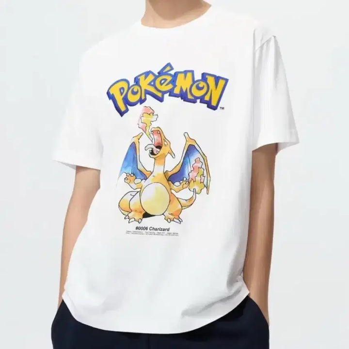 [BUNJANG] Uniqlo x Pokémon 30th Anniversary Charizard T-Shirt / 유니클로 30주년 포켓몬 리자몽 반팔 티셔츠 XL 라지 새상품