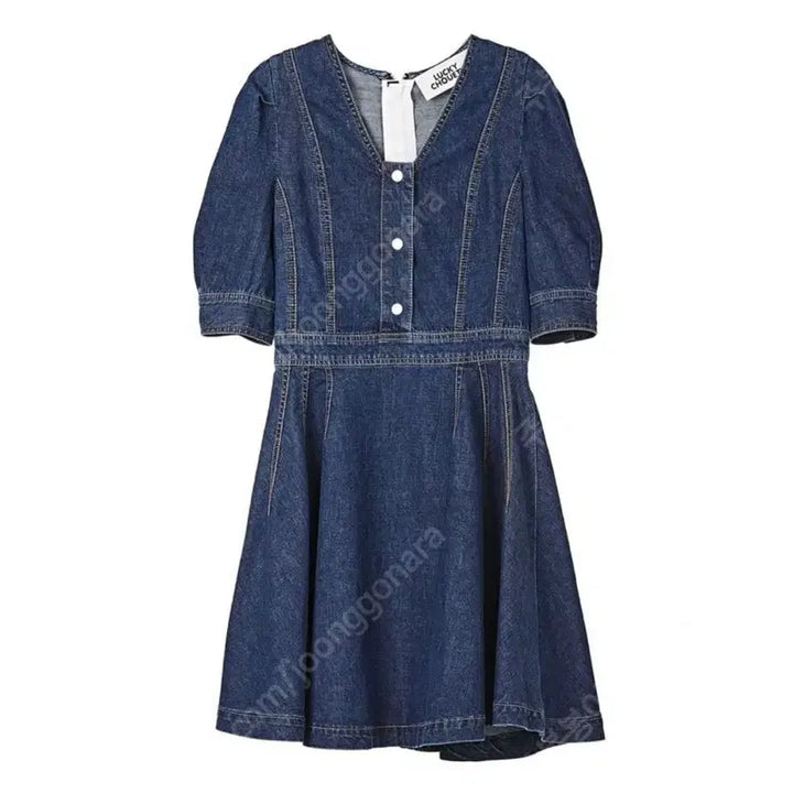 [BUNJANG] Lucky Chouette Denim Dress / 럭키슈에뜨 데님원피스