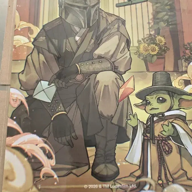 [BUNJANG] The Mandalorian &amp; Grogu CGV Korean Art Poster A3 / 만달로리안과 그로구 2주차 CGV 한국화 포스터 (A3) 팝니다