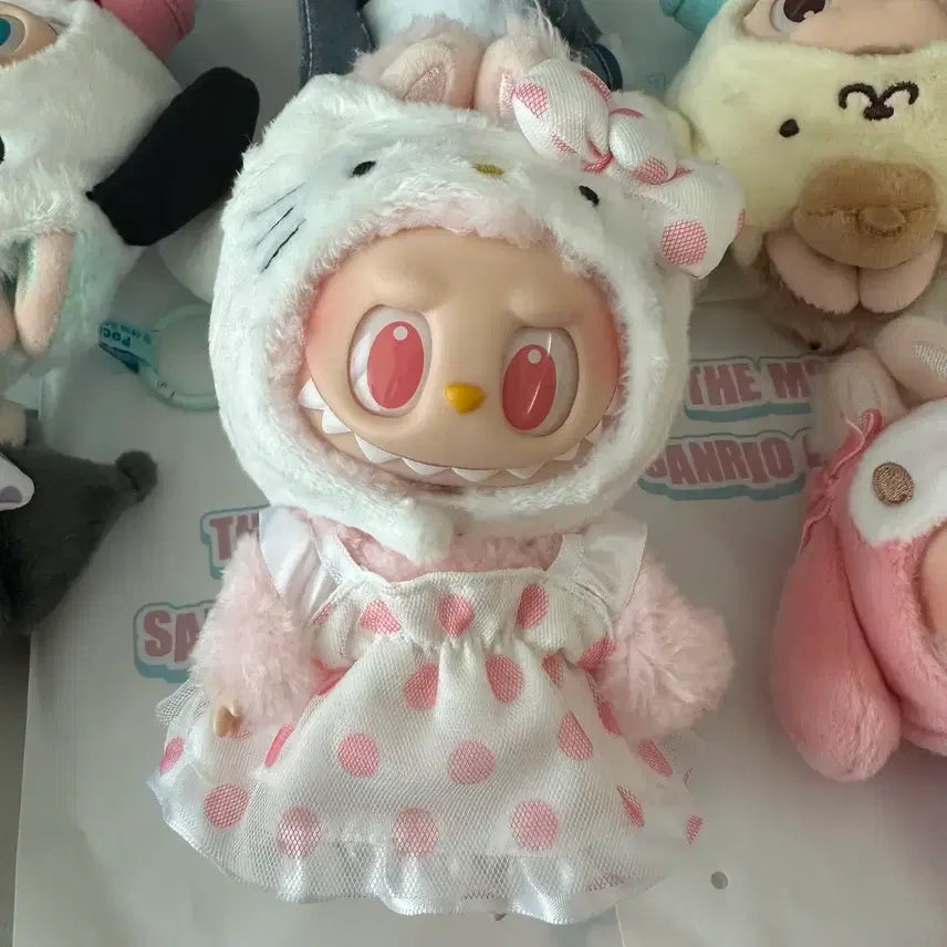 [BUNJANG] Sanrio x Labubu Acrylic Case Display / 산리오 x 라부부
