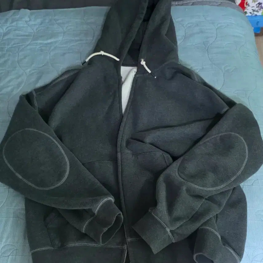 [BUNJANG] Roughsides Oversized Zip-Up Hoodie Graphite Size 2 / 러프사이드 오버사이즈드 집업 후디 그라파이트 2사이즈