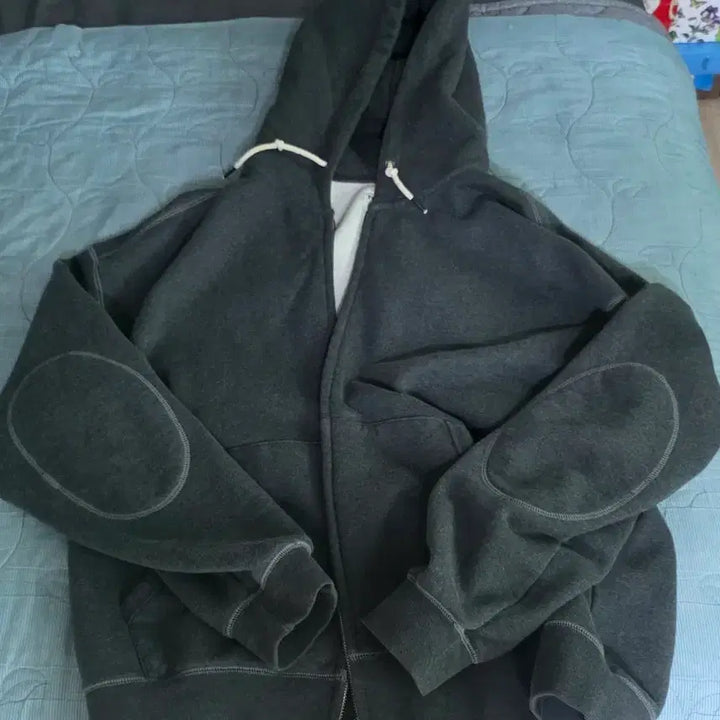 [BUNJANG] Roughsides Oversized Zip-Up Hoodie Graphite Size 2 / 러프사이드 오버사이즈드 집업 후디 그라파이트 2사이즈