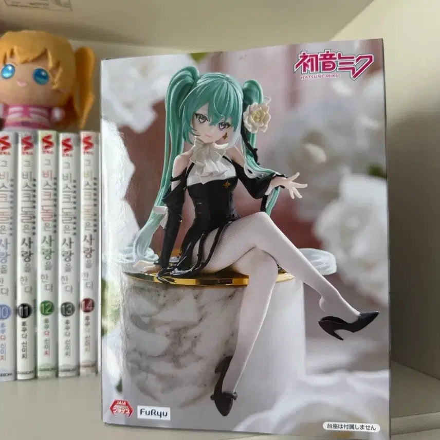 [BUNJANG] Hatsune Miku Flower Fairy Back Rose Noodle Stopper Figure / 하츠네 미쿠 플라워 페어리 백장미 누들스토퍼 피규어