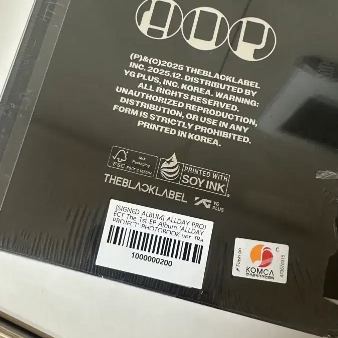 [BUNJANG] ALLDEF Signed Poster (Sealed) / 올데프 싸인 포스터 미개봉