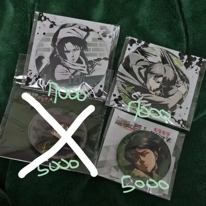 [BUNJANG] Attack on Titan Levi Can Badge / 진격의거인 리바이 캔뱃지