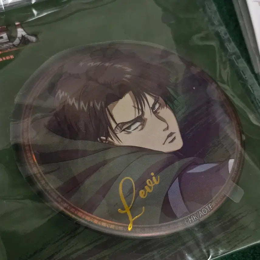 [BUNJANG] Attack on Titan Levi Can Badge / 진격의거인 리바이 캔뱃지