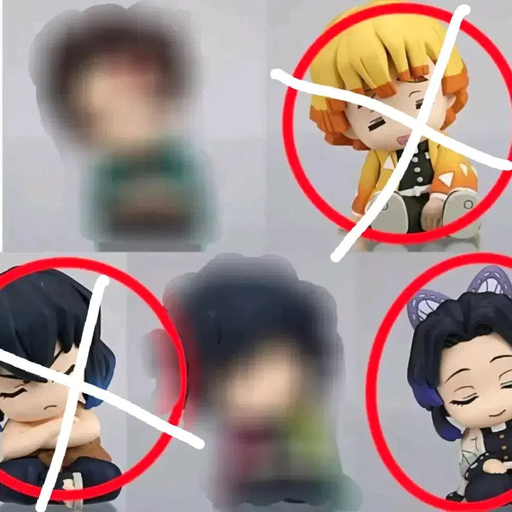 [BUNJANG] Kimetsu no Yaiba (Demon Slayer) Shoulder Perching Figure - Inosuke, Zenitsu, Shinobu (Sealed) / 미개봉) 귀멸의 칼날 어깨쿵 이노스케 젠이츠 시노부