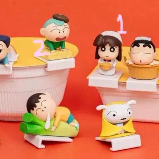 [BUNJANG] Crayon Shin-chan Ramen Stopper Figures (Set Available) / 짱구 라면스토퍼 피규어 / 맹구 짱구 철수 유리 훈이 수지