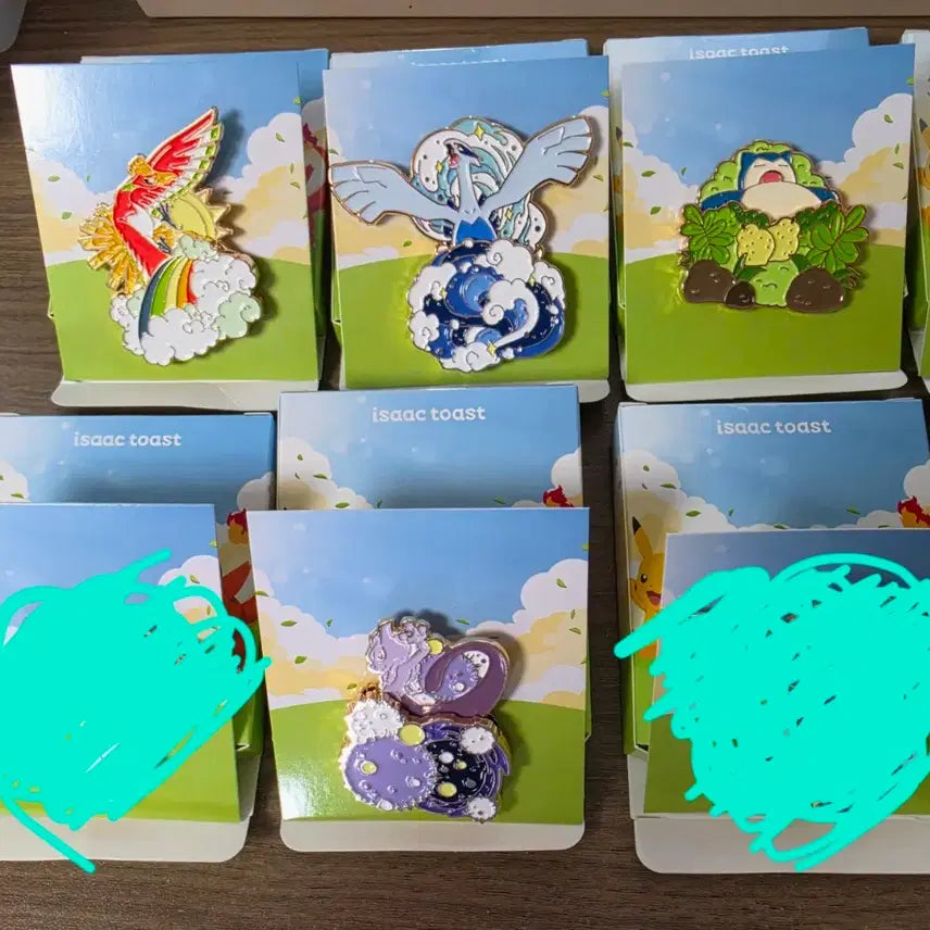 [SOLD OUT] (교환) 이삭토스트 포켓몬 뱃지 일괄교환