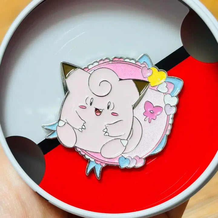 [BUNJANG] Pokemon 1st Edition Random Badge - Clefairy / 포켓몬 100 랜덤뱃지 1탄 - 삐삐