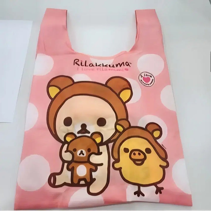 [BUNJANG] Rilakkuma Folding Shopping Bag / 리락쿠마 접이식 장바구니