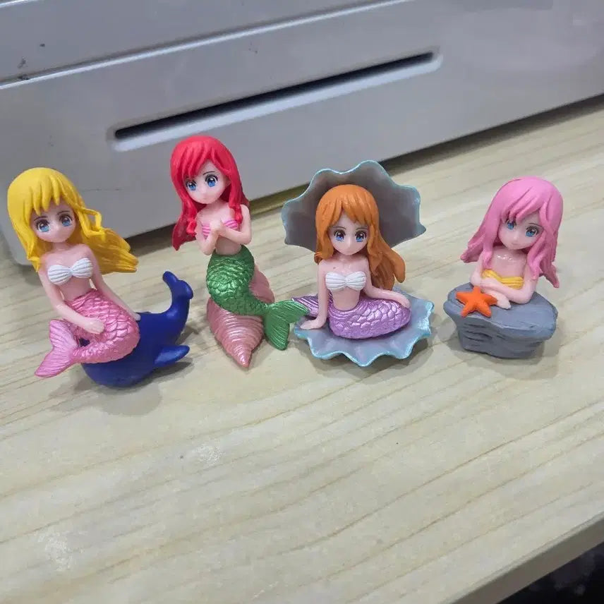 [BUNJANG] The Little Mermaid Figure 4 Types Set / 인어공주 피규어 4종 세트