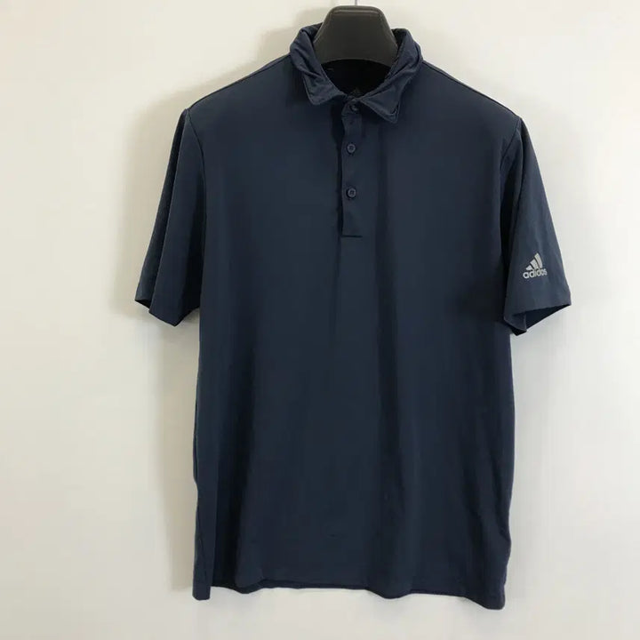 [BUNJANG] Adidas Primegreen PK Collar T-shirt Navy / 아디다스 프라임그린 PK카라티 네이비 [L]