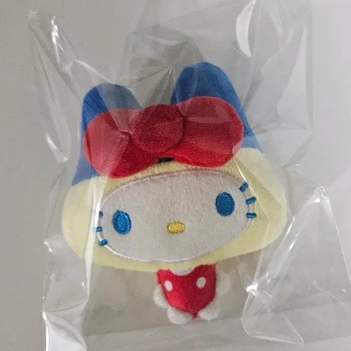 [BUNJANG] Hello Kitty Stuffed Toy Yellow &amp; Blue / 헬로키티 인형 옐로우 블루