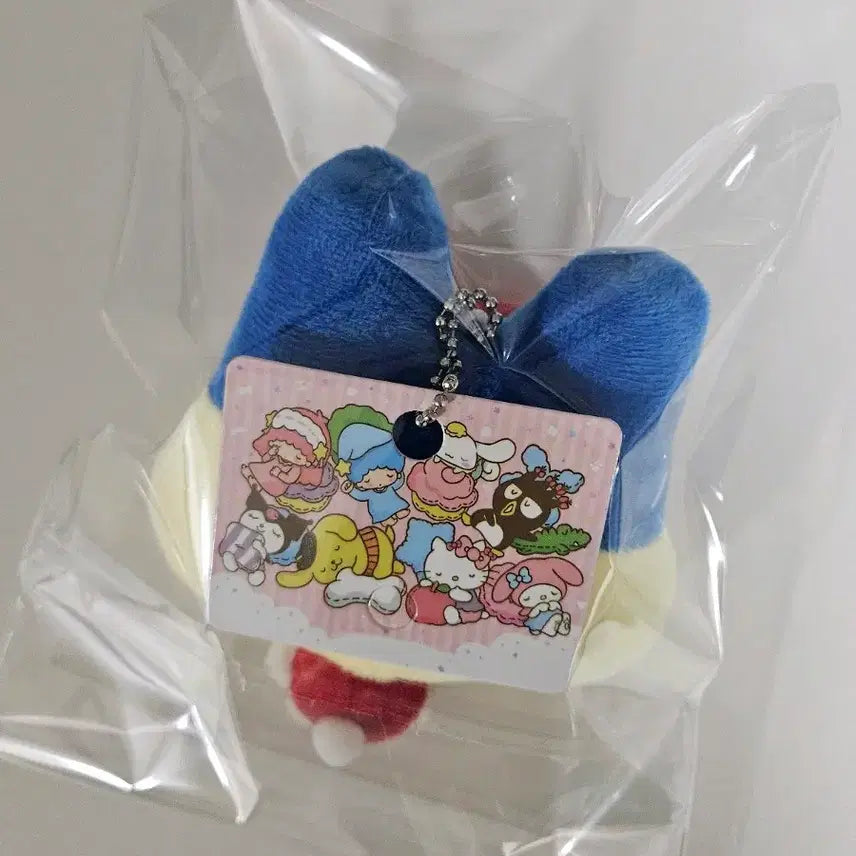 [BUNJANG] Hello Kitty Stuffed Toy Yellow &amp; Blue / 헬로키티 인형 옐로우 블루