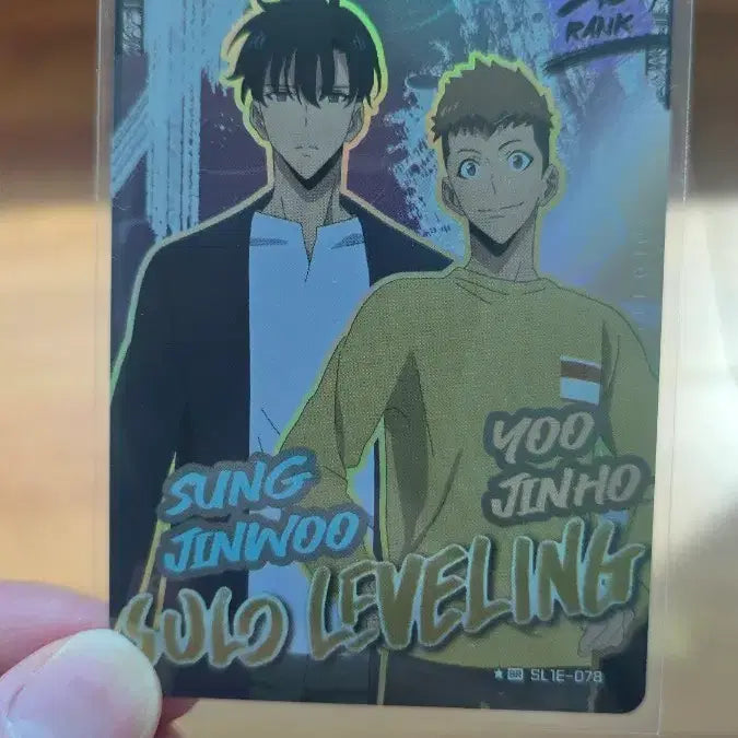[BUNJANG] Solo Leveling Vol. 1 Character Card Set - Sung Jinwoo &amp; Yoo Jinho / 나혼자만 레벨업 1탄카드  성진우 유진호 1성 판매합니다!!
