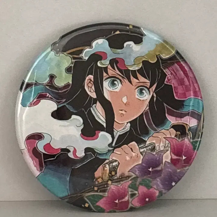 [BUNJANG] Demon Slayer Muichiro Tokito Original Sketch Can Badge / 귀멸의 칼날 토키토 무이치로 원화 캔뱃지