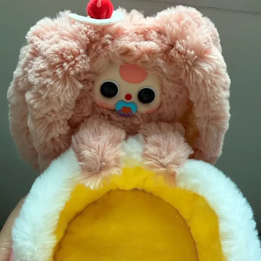 [BUNJANG] Babies 3 "Sloppy" Basket Rabbit Plush Toy / 베이비쓰리 쪽쪽이 바구니 토끼 박스는 없음