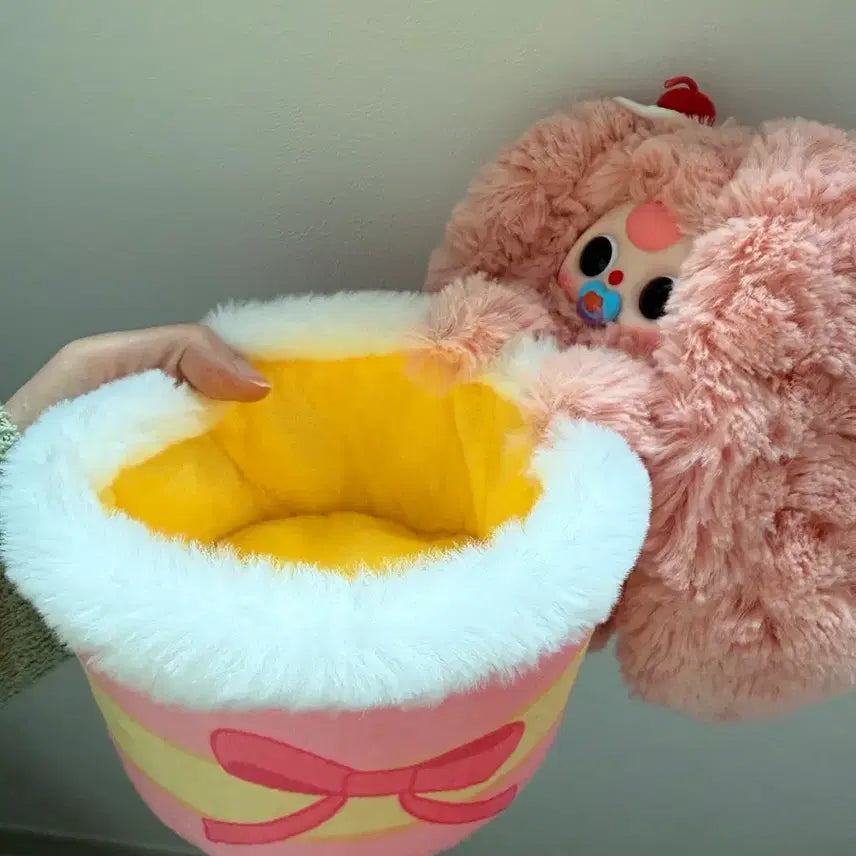 [BUNJANG] Babies 3 "Sloppy" Basket Rabbit Plush Toy / 베이비쓰리 쪽쪽이 바구니 토끼 박스는 없음