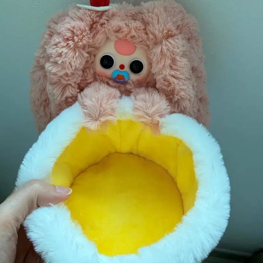 [BUNJANG] Babies 3 "Sloppy" Basket Rabbit Plush Toy / 베이비쓰리 쪽쪽이 바구니 토끼 박스는 없음