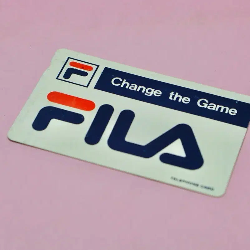 [BUNJANG] Fila Advertising Phone Card Vintage / 휠라 광고 전화카드 옛날 레트로 빈티지 수집