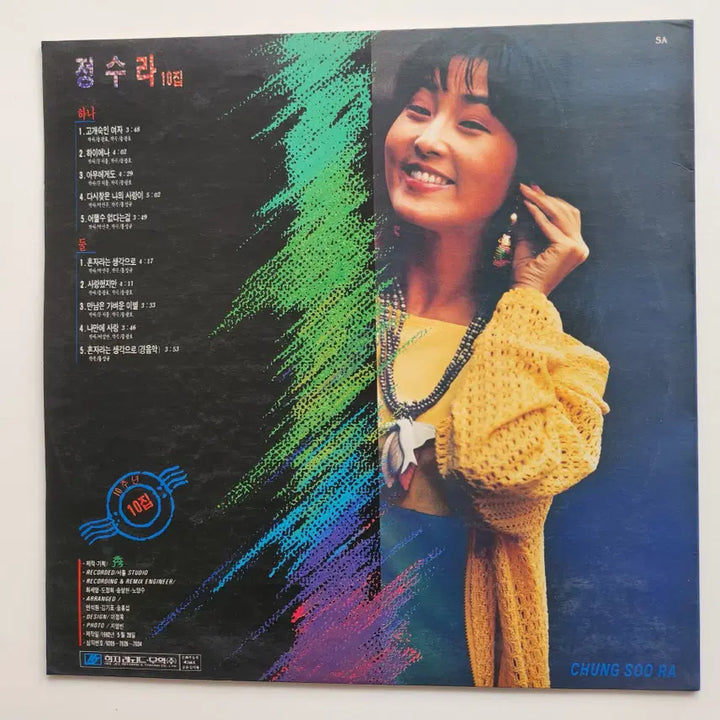 [BUNJANG] Jeong Soo-ra 10th Album LP / 정수라 10집 LP / MINT