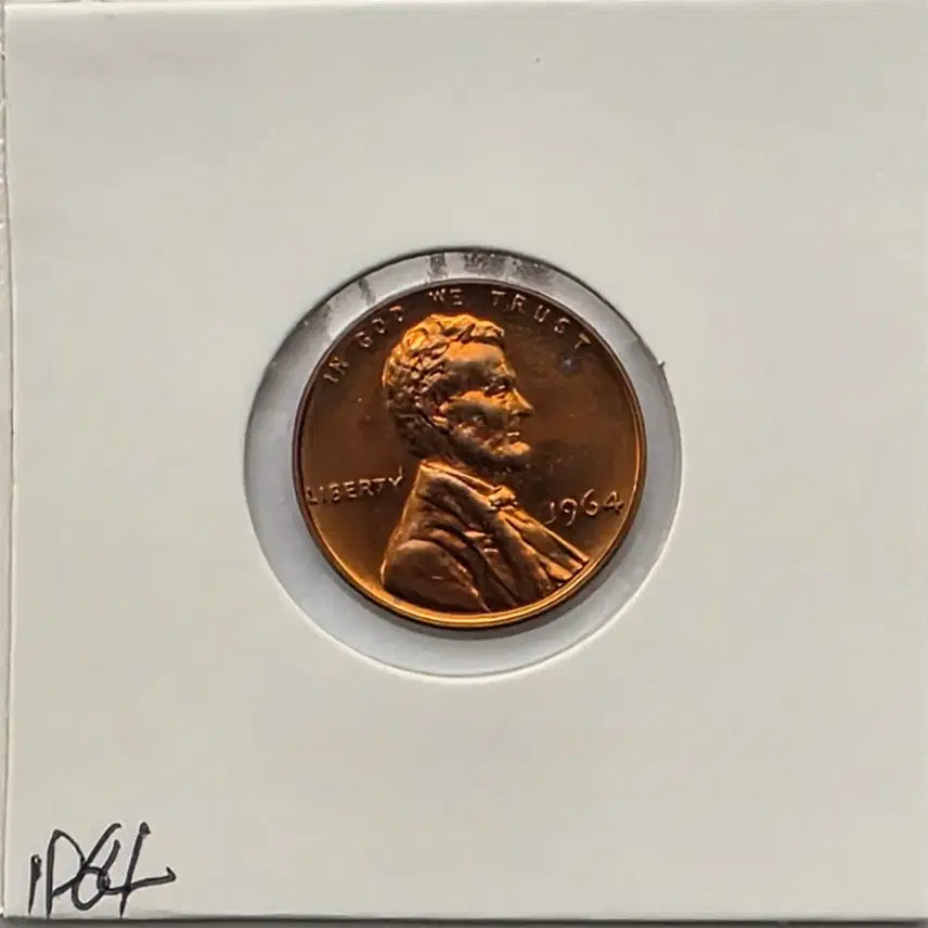 [BUNJANG] 1964 Lincoln Cent Proof Uncirculated Penny / 링컨 1센트 1964년도 푸르프 미사용 페니