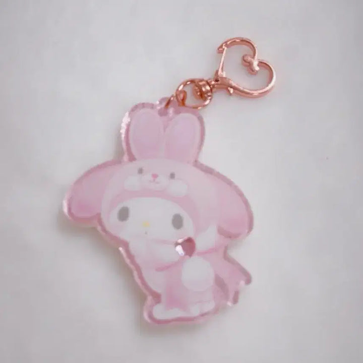 [BUNJANG] Sanrio My Melody Fairy Rabbit Acrylic Keyring Bag Charm / 산리오 페어리 래빗 아크릴 키링 가방고리 마이멜로디