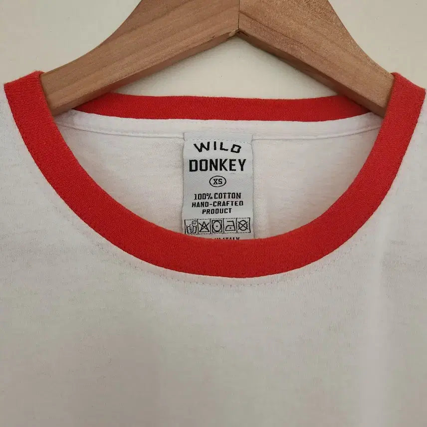 [BUNJANG] 24SS Wild Donkey Ringer T-Shirt (XS) / 최화정픽)24와일드동키 링거 반팔티셔츠 (xs)