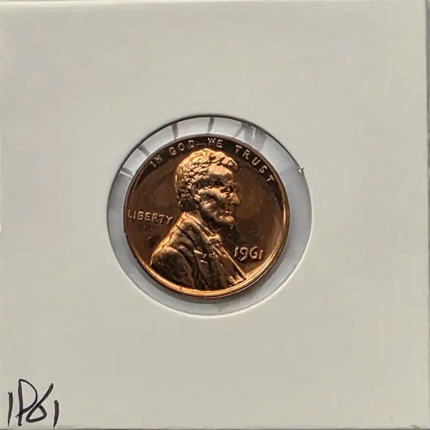 [BUNJANG] 1961 Lincoln Cent Proof Uncirculated Penny / 링컨 1센트 1961년도 푸르프 미사용 페니
