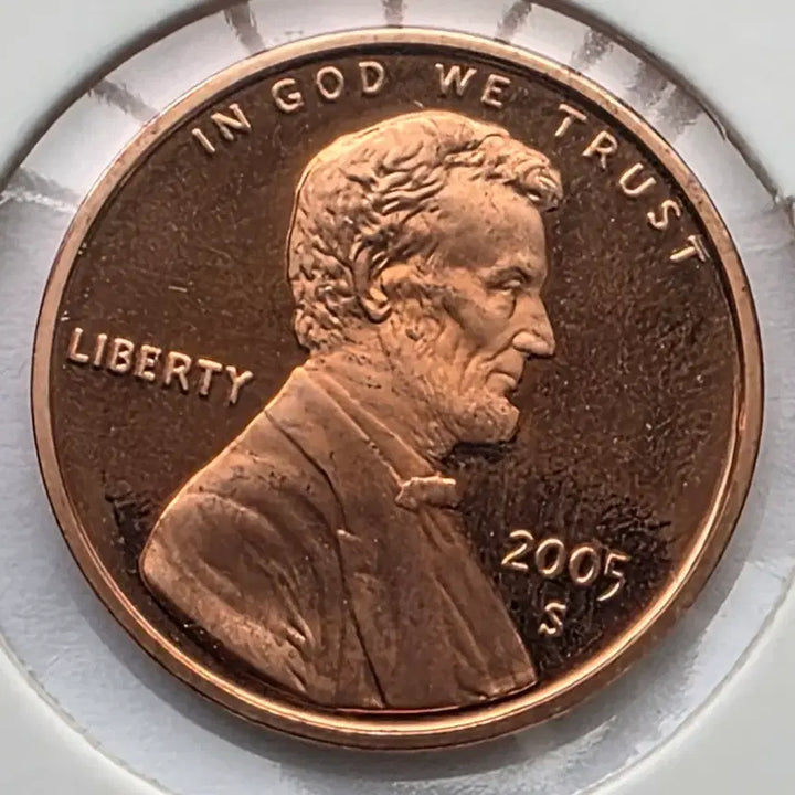 [BUNJANG] 2005-S Lincoln Cent Purple Uncirculated Penny / 링컨 1센트 2005_S 년도 푸르프 미사용 페니