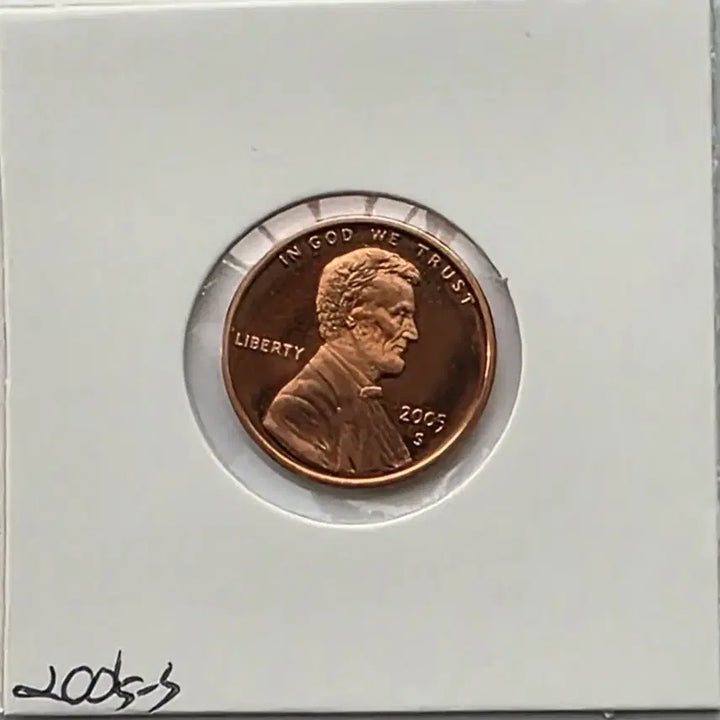 [BUNJANG] 2005-S Lincoln Cent Purple Uncirculated Penny / 링컨 1센트 2005_S 년도 푸르프 미사용 페니